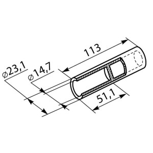 Гільза алюмінієва  GL-120