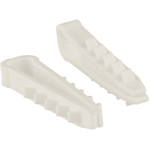 Дюбель-хомут (6*4) білий під плоский кабель (уп.100шт)