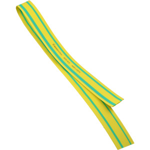 Термоусаджувальна трубка 25,0/12,5 шт.(1м) жовто-зелена