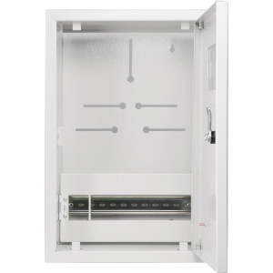 Корпус обліку металевий Light 12 модулів 1фл, вбудований IP31, серії UBox