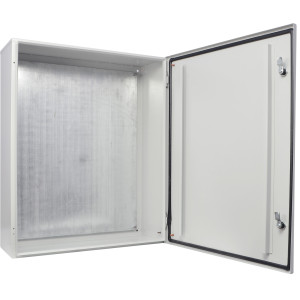 Корпус з монтажною панеллю металевий 70*50*30, IP54, серії UBox