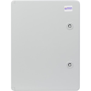 Корпус з АБС-пластику, ударостійкий, з монтажною панеллю, непрозорі дверцята, 30*40*17, ІР65, серіїUBox