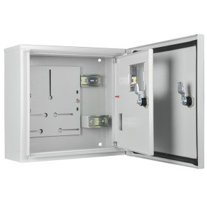 Корпус обліку металевий 4 модулі 1фл, навісний IP54, серії UBox