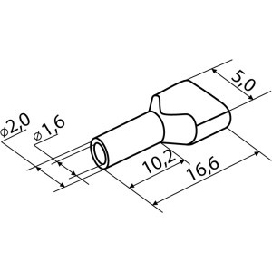 Наконечники трубчасті ТЕ 0,75-10 сині (100 шт.)