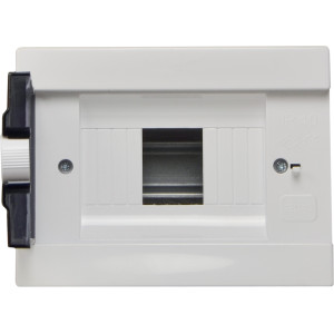 Корпус модульний пластиковий, 6 модулів, навісний, серії UBox