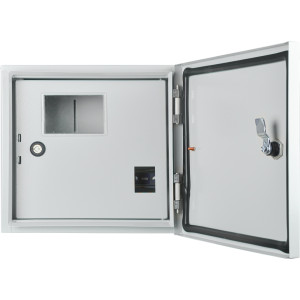 Корпус обліку металевий 4 модулі 1фл, навісний IP54, серії UBox