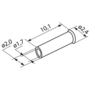 Гільза EN1510 (упак 100шт.)