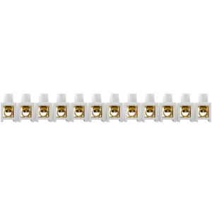 Клемна колодка  "тип Н" 16 мм2 / 30А біла