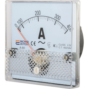 Амперметр 400/5А 80х80 модель А-80 AС