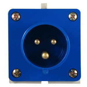 Вилка стаціонарна ВС 16А/3 2Р+РЕ (513)