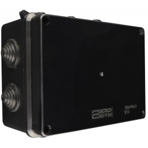 Розподільча  коробка серії UAtmo Jet Black 150*110*70 (уп. 10шт)