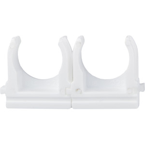 Кріплення для гофри біле 20 мм (уп.50шт)