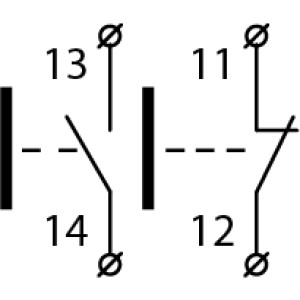 Пост двомісний "Старт - Стоп" XAL-D215