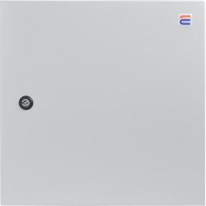 Корпус з монтажною панеллю металевий 40*40*20, IP31, серії UBox
