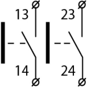 Пост двомісний "Вгору - Вниз" XAL-B222