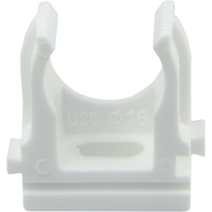 Кріплення для гофри біле 16 мм (уп.50шт)