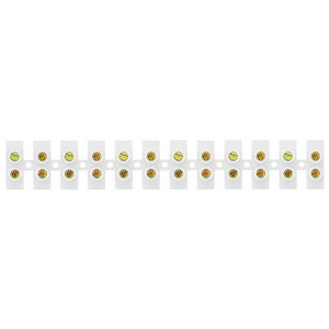 Клемна колодка  "тип Н" 6 мм2 / 6А біла