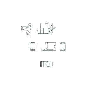 DF-221 Фіксатор клеми універсальної
