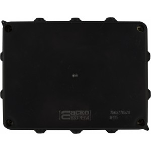 Розподільча  коробка серії UAtmo Jet Black 150*110*70 (уп. 10шт)