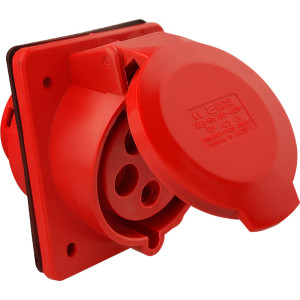 Розетка (гніздо) врізна ГВ 32А/5 3Р+N+РЕ (425)