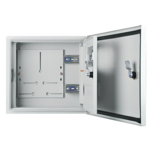 Корпус обліку металевий 4 модулі 1фл, навісний IP54, серії UBox