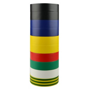 Ізострічка 0,13мм*19мм/20м Набір №3 (2 чорні+2сині+2жовті+1червона+1зелена+1біла+1ж/з)