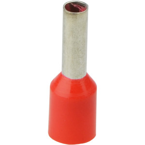 Наконечники трубчасті НТ 2,5-08 червоні (100шт)