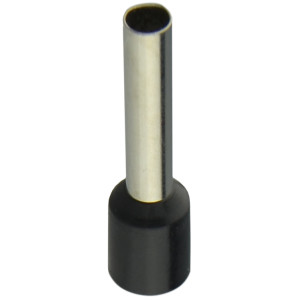 Наконечники трубчасті  НТ 6,0-12 чорні (100 шт.)