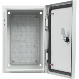 Корпус з монтажною панеллю металевий 30*20*15, IP54, серії UBox