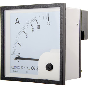Амперметр прямого включення  10А  96х96 модель A-96-6 AС
