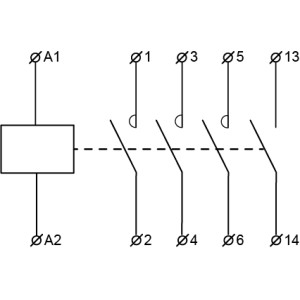 Пускач  ПМ 1-18-10 B7 24B (LC1-D1810)