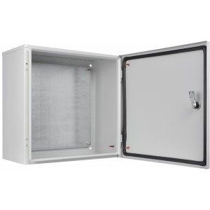 Корпус з монтажною панеллю металевий 40*40*25, IP54, серії UBox