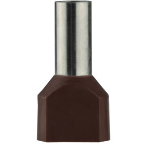 Наконечники трубчасті ТЕ 10,0-14 коричневі (100 шт.)