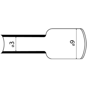 Термоусаджувальна трубка з клейовим шаром d 9,5мм червона шт.(1м)