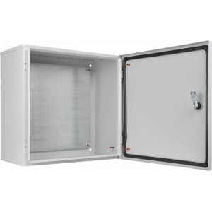 Корпус з монтажною панеллю металевий 40*40*25, IP54, серії UBox