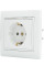Розетка 2Р+PE  PBсб16-З-Fl-W (біла)