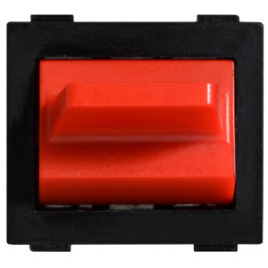 Перемикач 1 клав. Червоний KCD2-9-201 R/B