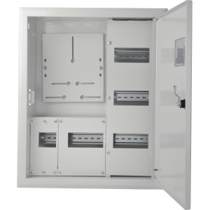 Корпус обліку металевий 27 модулів 3фл, вбудований IP31, серії UBox