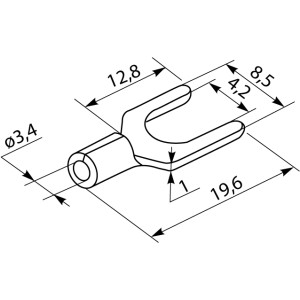 Кабельні наконечники SV 5,5-4  (100 шт.)