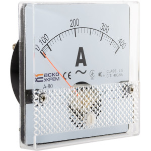 Амперметр 400/5А 80х80 модель А-80 AС