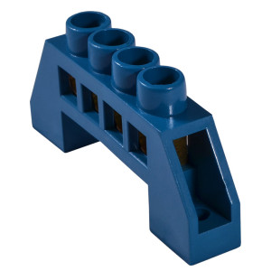 Нульова шина в пластиковому корпусі BC-6A 4 отв. (6*9)