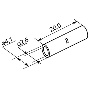 Гільза GT-2,5 (1шт.)