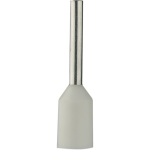 Наконечники трубчасті НТ 0,5-08 білі (100 шт.)