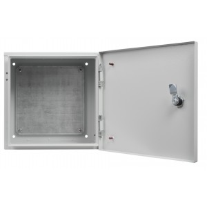 Корпус з монтажною панеллю металевий 30*30*20, IP31, серії UBox