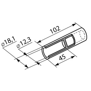 Гільза алюмінієва  GL-70