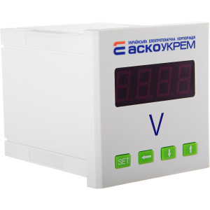 Вольтметр цифровий  600В 80х80  модель ЦВ-8 AС