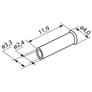 Гільза EN4012 (упак 100шт.)