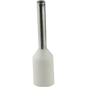 Наконечники трубчасті НТ 0,5-08 білі (100 шт.)