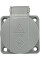 Розетка   вбудована тип F серії UCombi 3P 16A IP 54 сіра