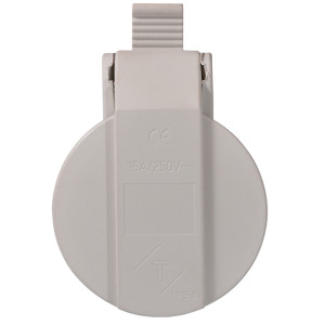 Розетка (гніздо) переносна ГП 16А/2 (220В) 2Р+РЕ (212)  Біла